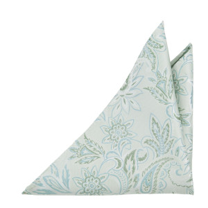 FLOURISHED PALE GREEN pochette de costume