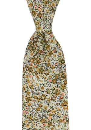 FLOWERFOLLY BROWN cravate