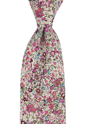 FLOWERFOLLY Pink cravate