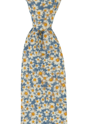 FLOWERLY BLUE cravate