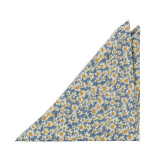 FLOWERLY BLUE pochette de costume
