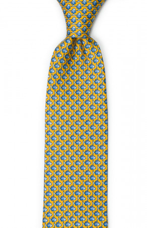 FORZAPESCE Yellow cravate classique