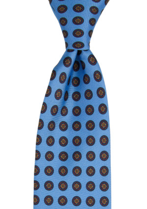 FRANCOBOLLO Light blue cravate classique