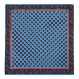 FRANCOBOLLO Light blue pochette de costume