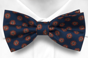 FRANCOBOLLO Navy blue nœud papillon pré-noué