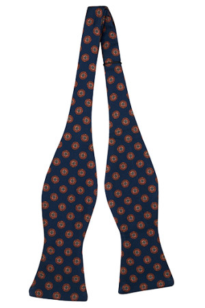 FRANCOBOLLO Navy blue nœud papillon à nouer