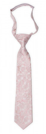 GARTER Blush pink petite cravate enfant pré-nouée
