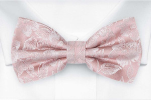 GARTER Blush pink nœud papillon pré-noué