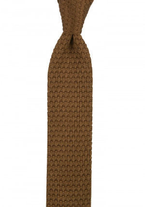 GARVA Brown cravate slim