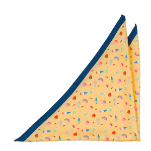 GELATO YELLOW pochette de costume