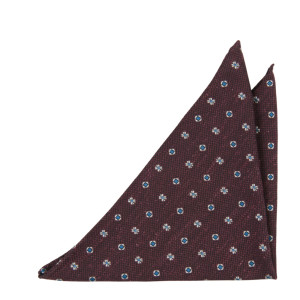 GENTILUOMO BURGUNDY pochette de costume