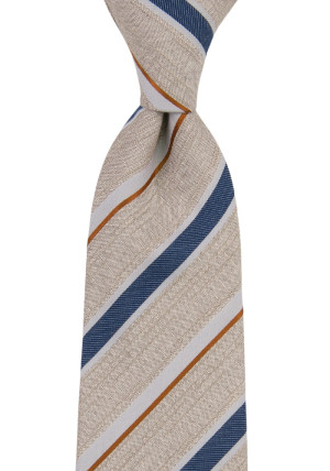 GENTLESTRIPES BEIGE MELANGE cravate