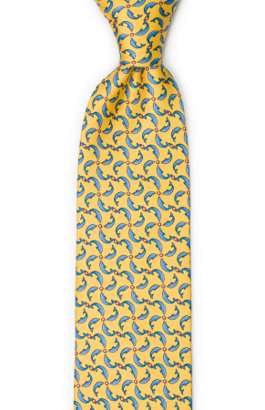 GIOCHIFINI Yellow cravate classique