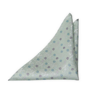 GROOMBLOOM Dusty mint pochette de costume