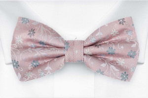 GROOMBLOOM Dusty pink nœud papillon
