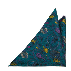 GROWINGONME TURQUOISE pochette de costume