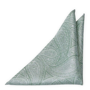 HONEYMOON Pale green pochette de costume