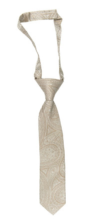 Honeymoon Taupe petite cravate enfant pré-nouée
