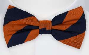 HYVENS ORANGE nœud papillon pré-noué