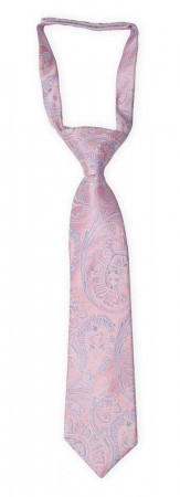 ILLUSTRIOUS Pink petite cravate enfant pré-nouée