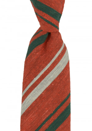 INCANTERVOLE ORANGE cravate classique