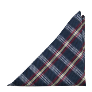 INCHECK DARK BLUE pochette de costume