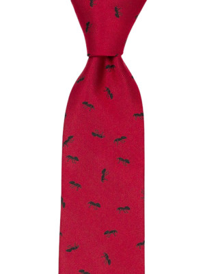 ANTBARON Red cravate classique