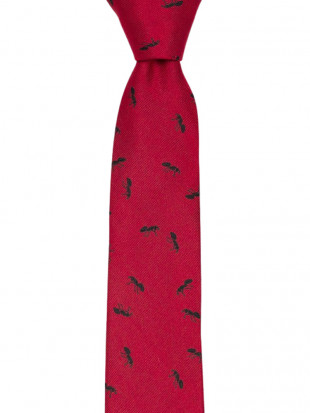 ANTBARON Red cravate slim