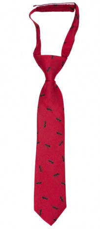 ANTBARON Red petite cravate enfant pré-nouée