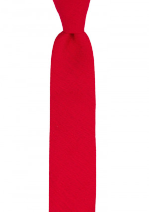BASKETVEIL Red cravate slim