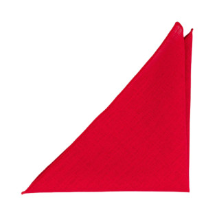 BASKETVEIL Red pochette de costume
