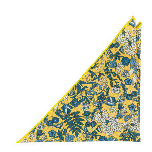 BLUEBREW Yellow pochette de costume