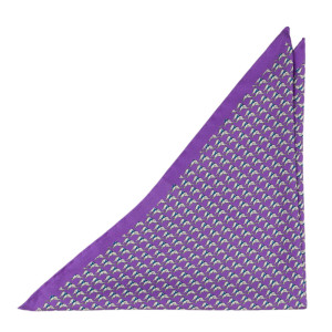 BOCCAGLIO Purple pochette de costume