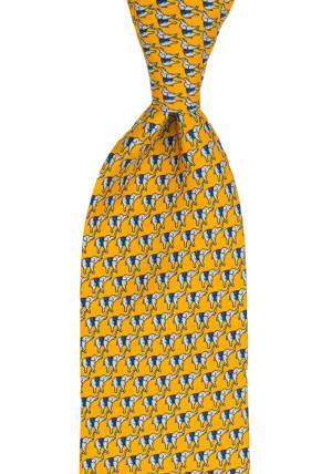 BOCCAGLIO Yellow cravate