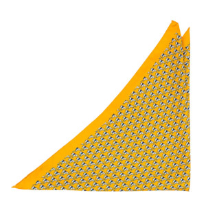 BOCCAGLIO Yellow pochette de costume