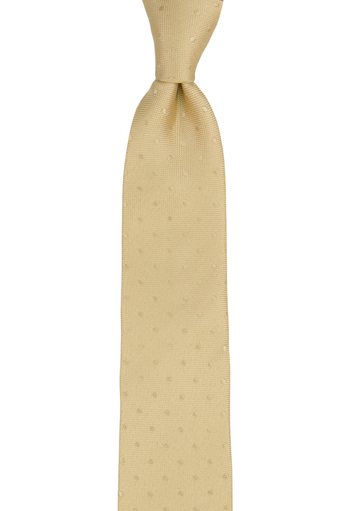 BRUDGUM CHAMPAGNE cravate slim