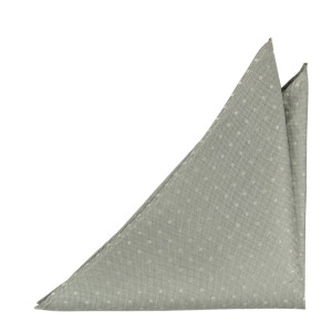 BRUDGUM Light grey pochette de costume