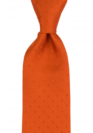 BRUDGUM Orange cravate classique
