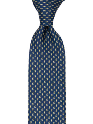CASHKING Blue cravate classique