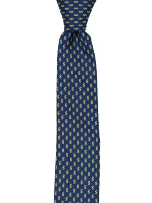 CASHKING Blue cravate slim