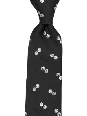 DICELET Black cravate