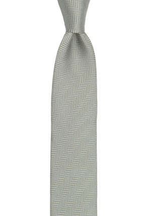 DRUMMEL Light grey cravate slim