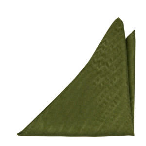 DRUMMEL Olive green pochette de costume