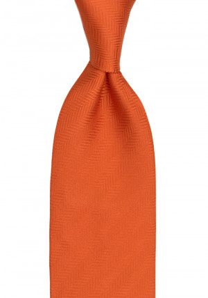 DRUMMEL Orange cravate classique