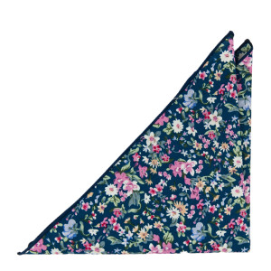 DUSKYBLOOM Blue pochette de costume