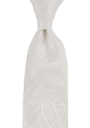FLOTT WHITE cravate classique
