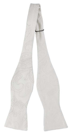 FLOTT WHITE nœud papillon à nouer