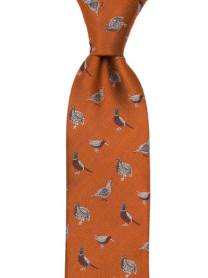 FOWLPLAY Orange cravate classique