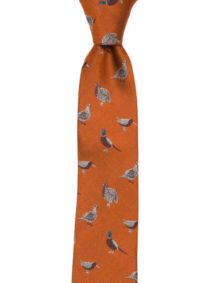 FOWLPLAY Orange cravate slim