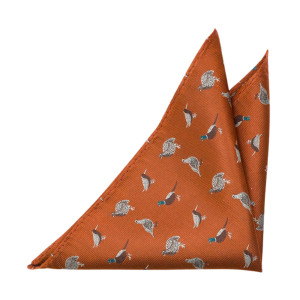 FOWLPLAY Orange pochette de costume